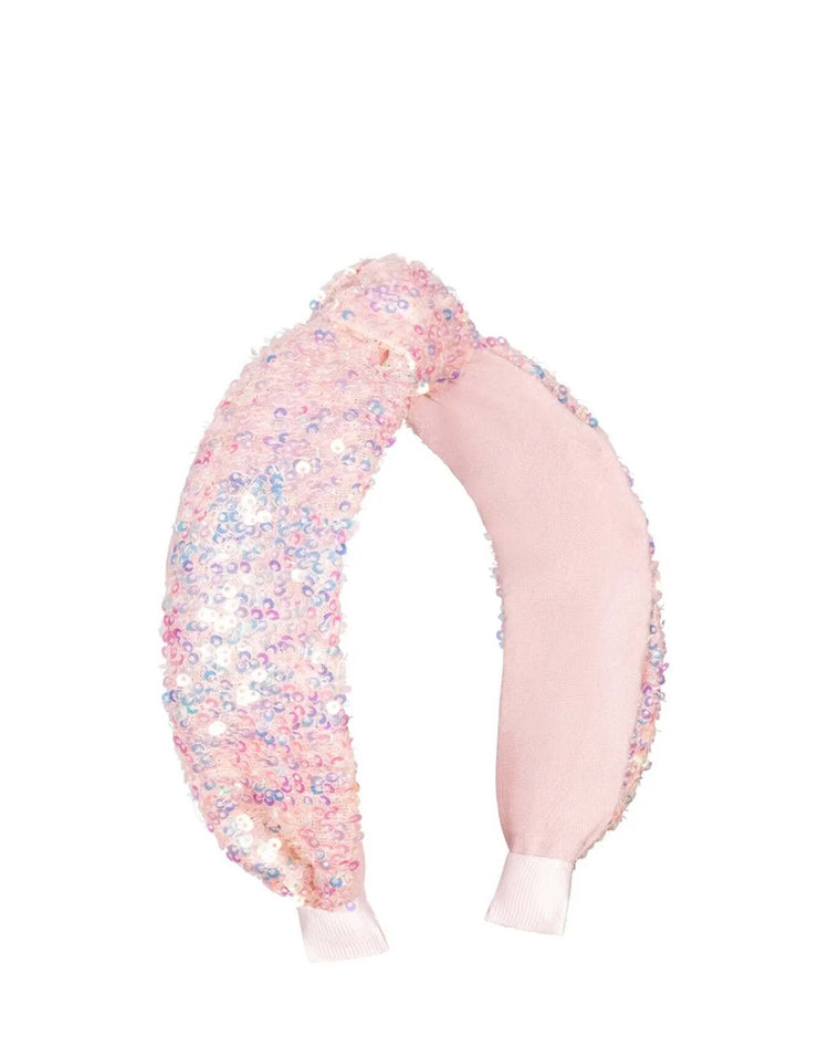rockahula kids sequin velvet headband in pink accessories Little