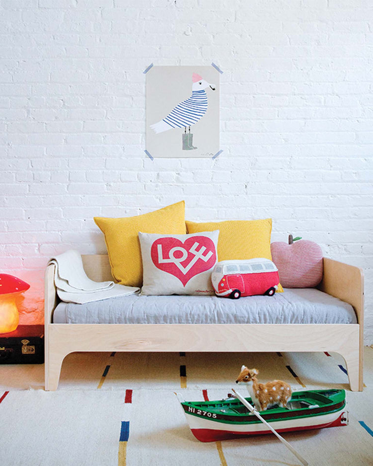 oeuf perch toddler bed in birch room Little