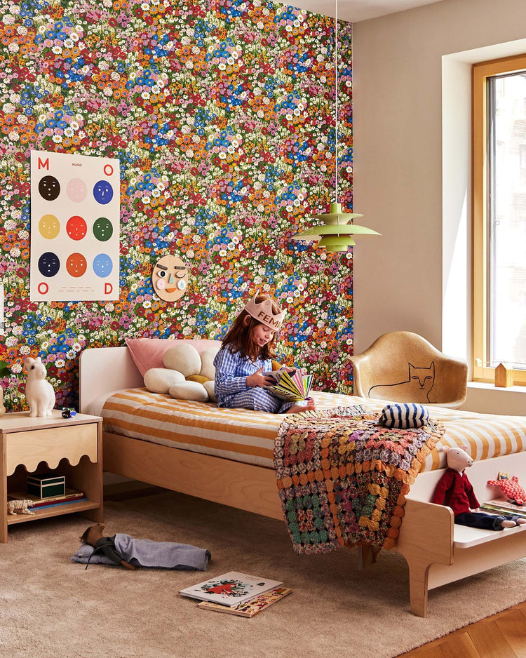 oeuf river twin bed in birch room Little