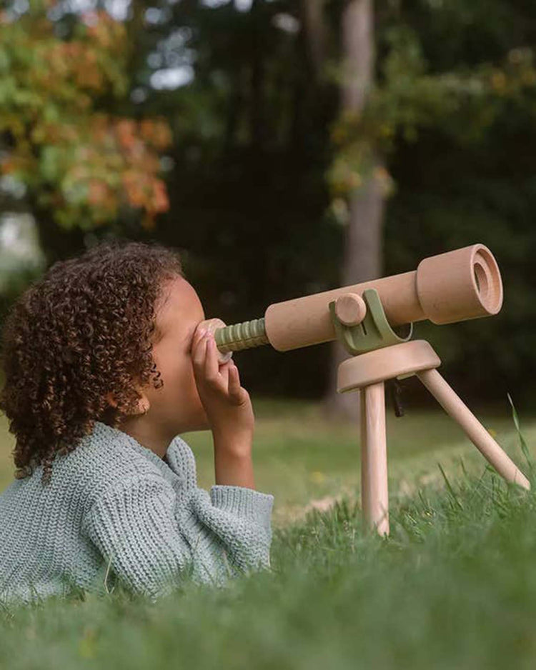 coco village wooden tripod telescope 15x zoom play Little