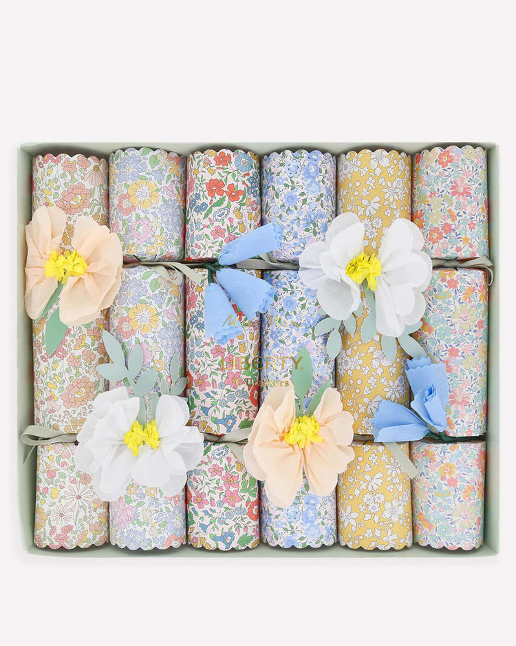 meri meri meri meri x liberty paper flower crackers party Little