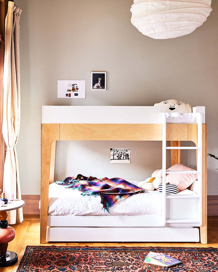oeuf perch bunk bed in birch room Little