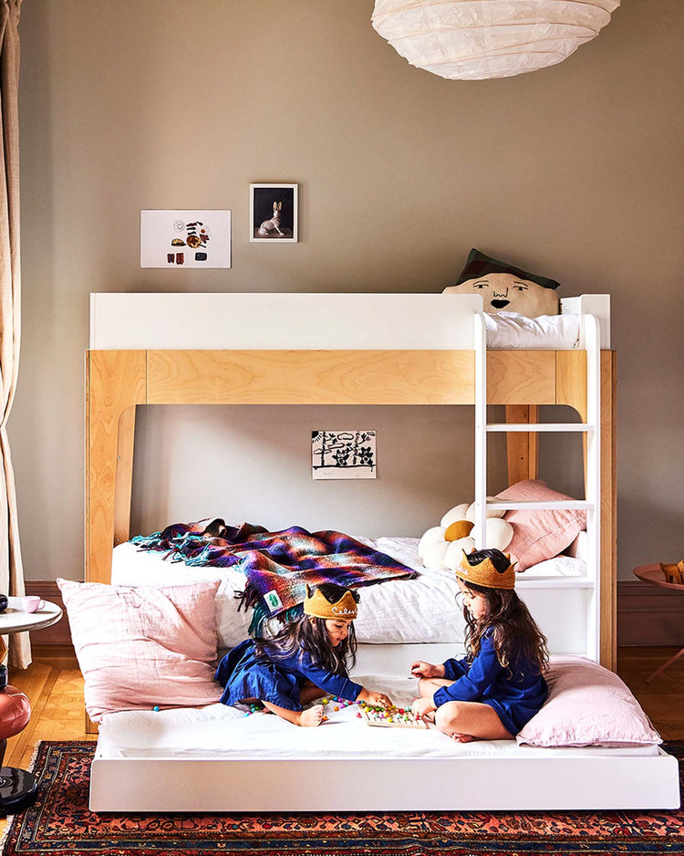 oeuf perch bunk bed in birch room Little