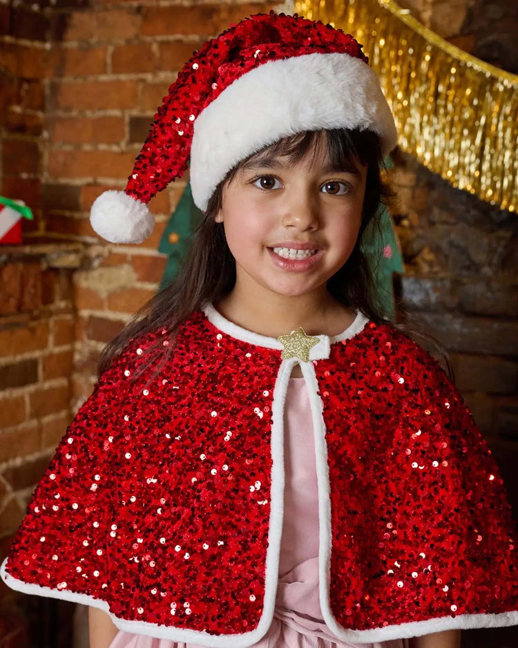 rockahula kids jolly santa sequin velvet hat accessories Little