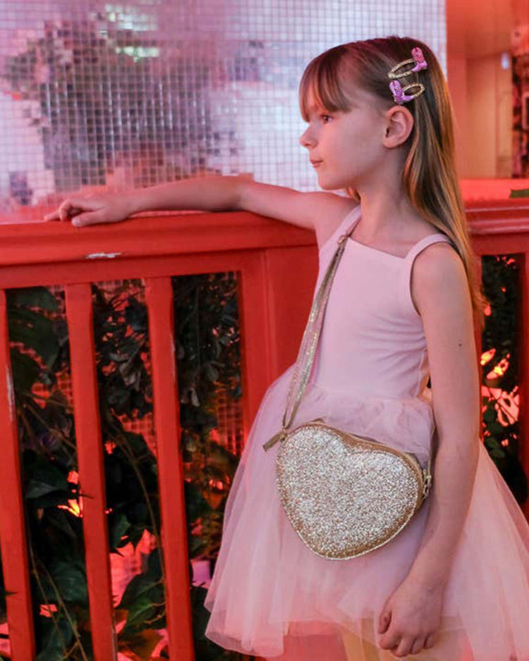 rockahula kids love heart gold glitter bag accessories Little