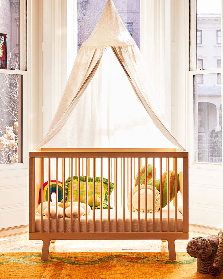 oeuf sparrow crib in birch room Little