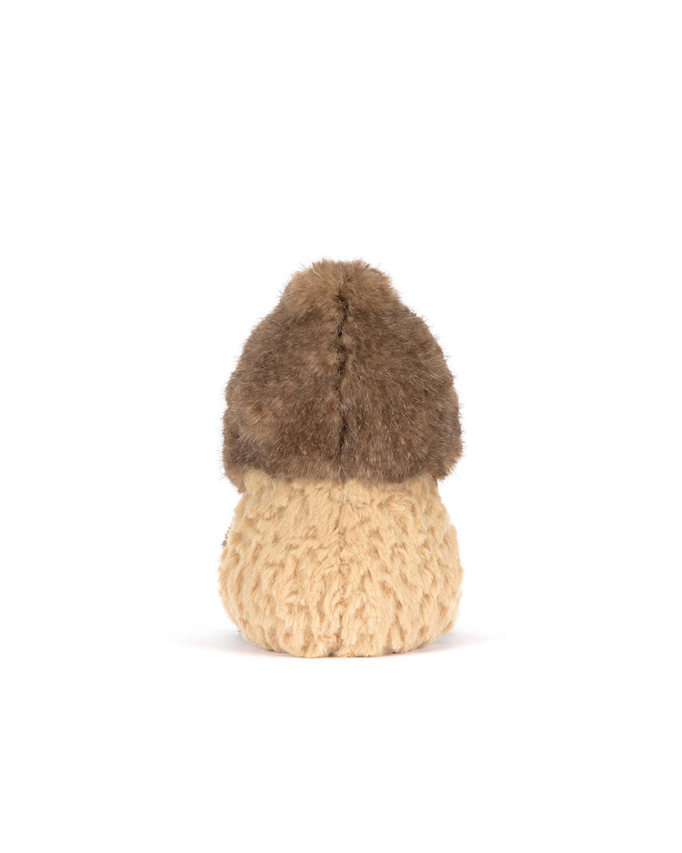The Jellycat Amuseables Peanut Yeti Outfit is a plush toy featuring a cute peanut character dressed in a cozy yeti costume, perfect for imaginative adventures, and stands upright on a white background.