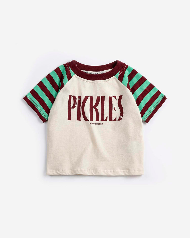 bobo choses spicy pickles raglan baby t-shirt baby Little