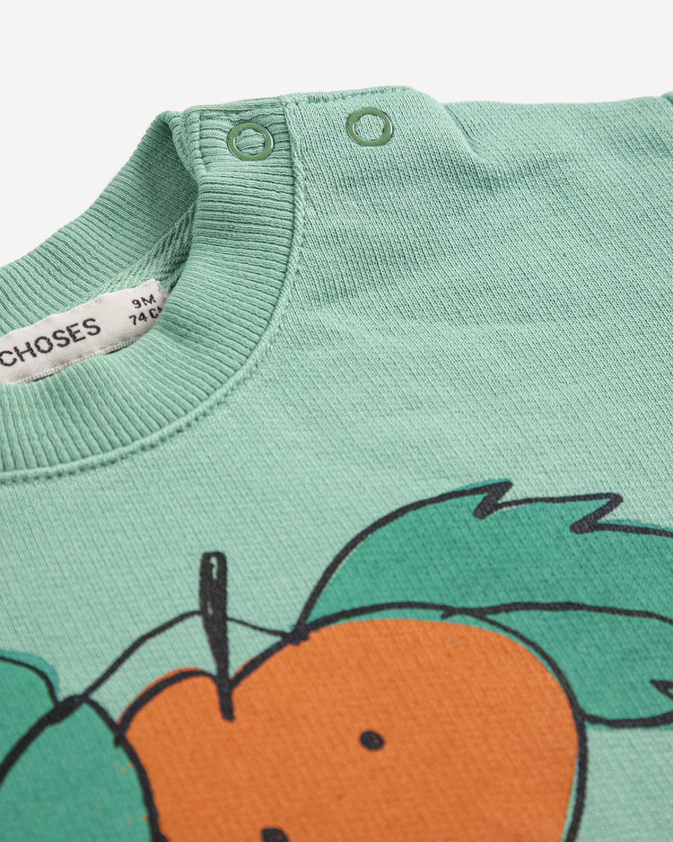 bobo choses tangerine sweatshirt baby Little