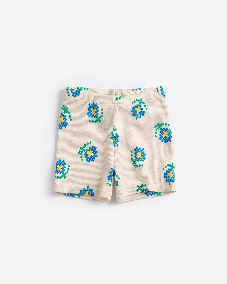 bobo choses pixel flowers all over short leggings baby Little