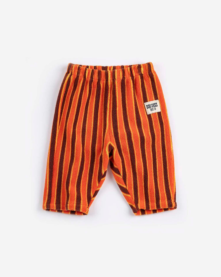 bobo choses striped brick terry cloth jogging pants baby Little