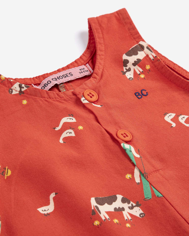bobo choses farm adventure all over playsuit baby Little