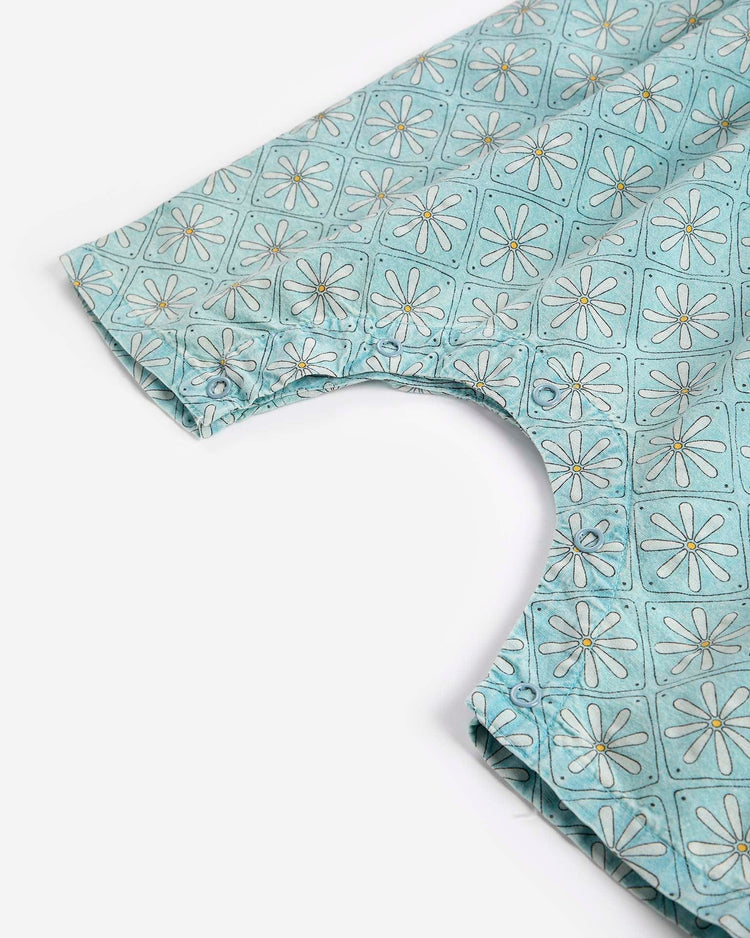 bobo choses daisy mosaic all over woven overall baby Little