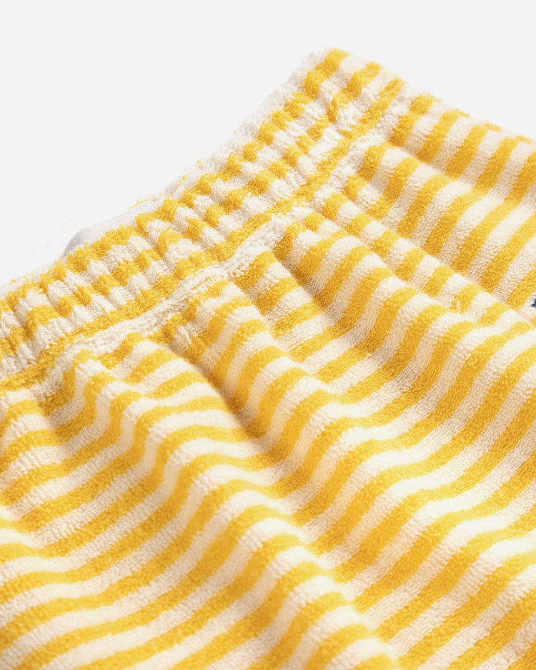 bobo choses yellow stripes terry cloth harem pants baby Little