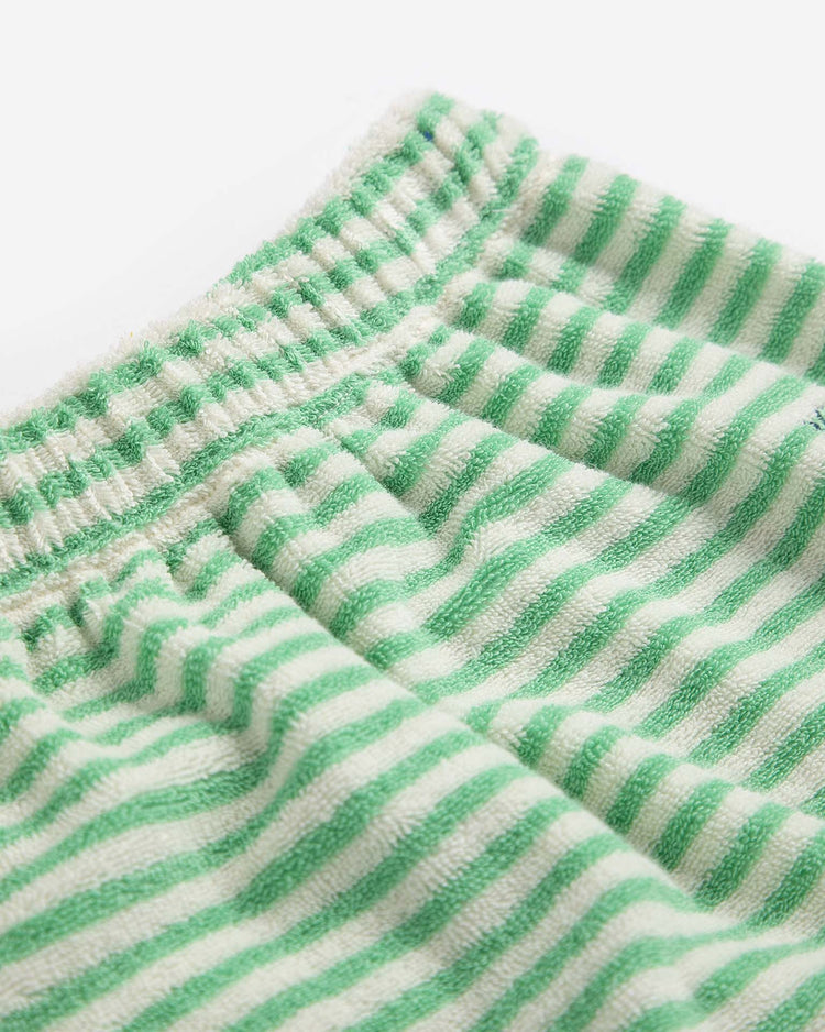 bobo choses green stripes terry cloth harem pants baby Little