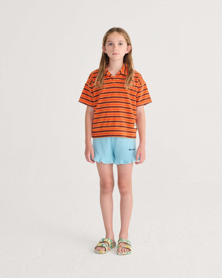 bobo choses striped brick terry cloth polo kids Little