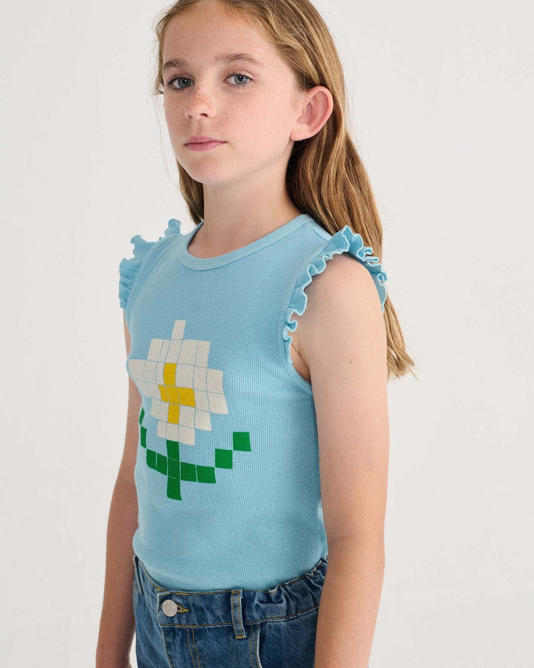 bobo choses pixel daisy ruffled top kids Little