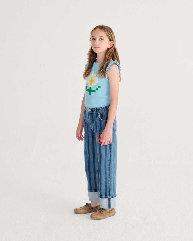 bobo choses pixel daisy ruffled top kids Little