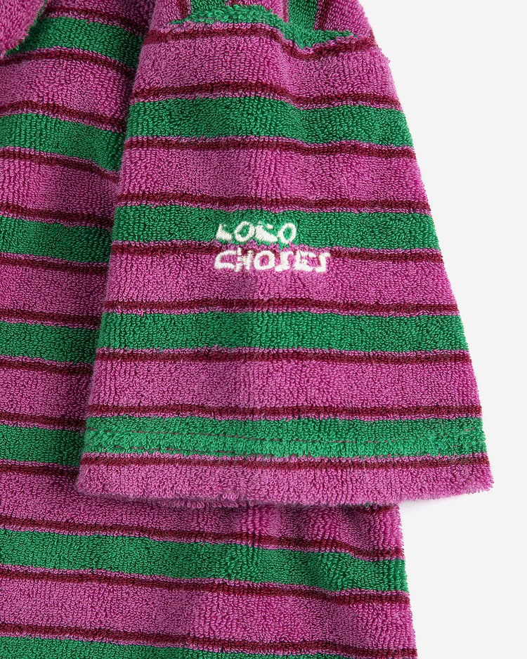 bobo choses striped terry cloth polo dress kids Little
