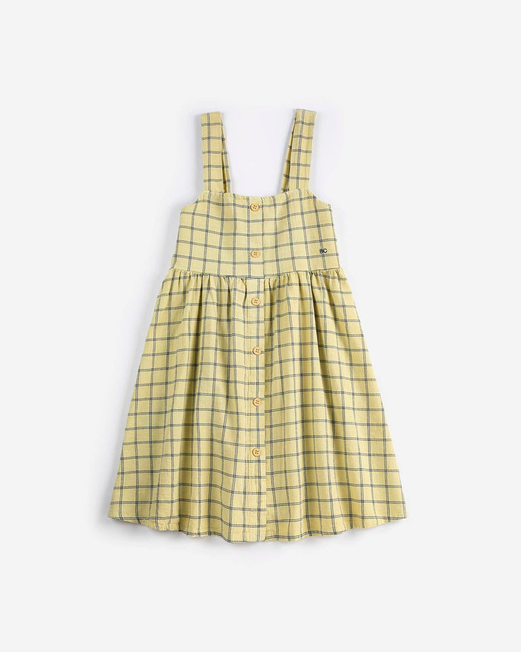 bobo choses spicy window pane woven dress kids Little