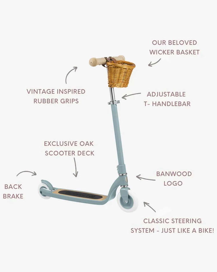banwood maxi scooter in teal