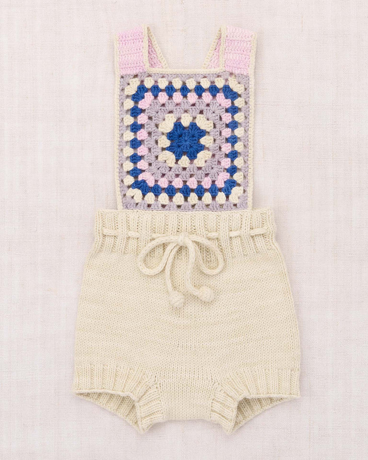 misha + puff baby lake house romper in marzipan baby Little