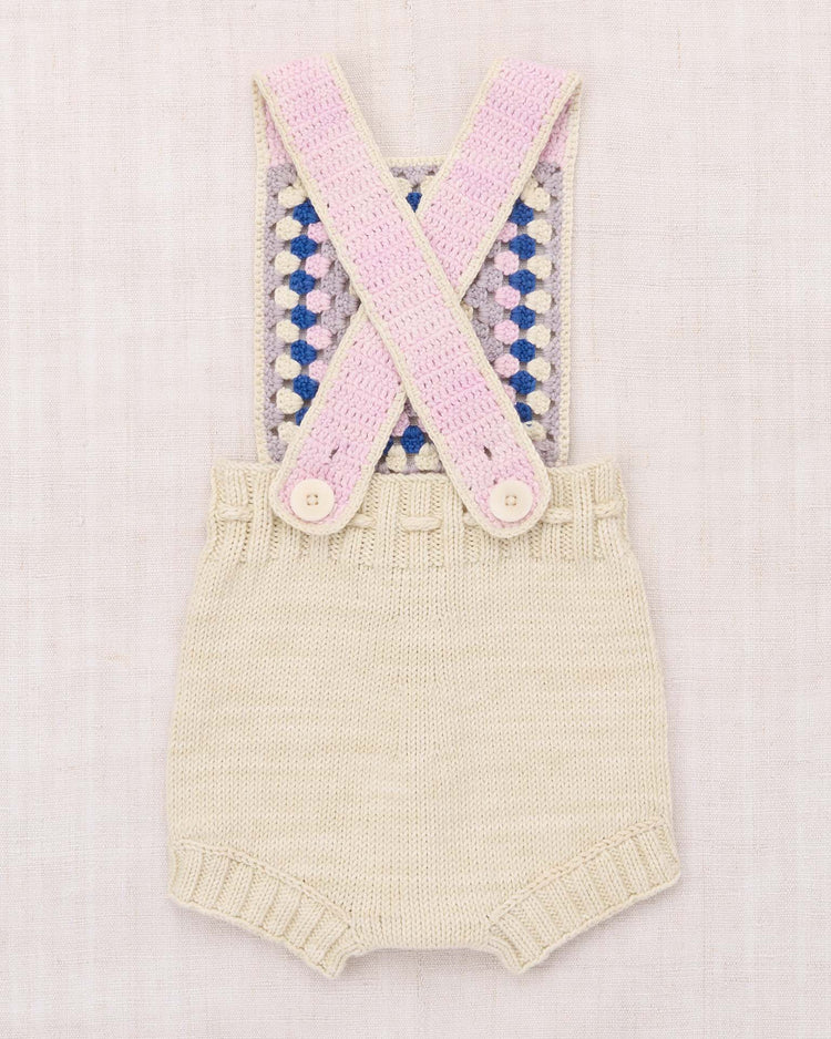 misha + puff baby lake house romper in marzipan baby Little