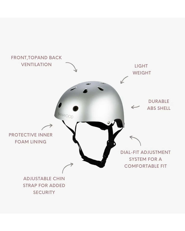 banwood kids helmet in chrome play Little