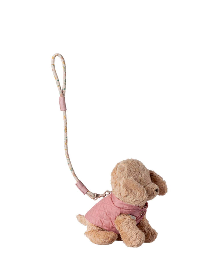 maileg pet supply, harness and leash - rose play Little