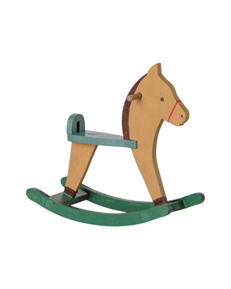 mouse rocking horse in light brown