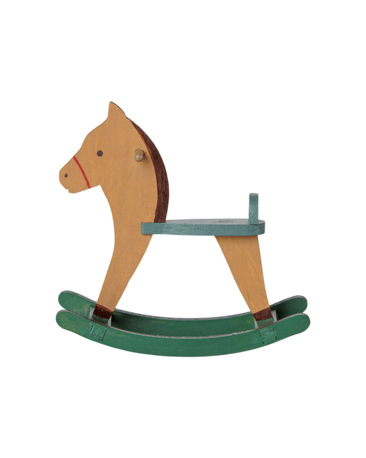 mouse rocking horse in light brown