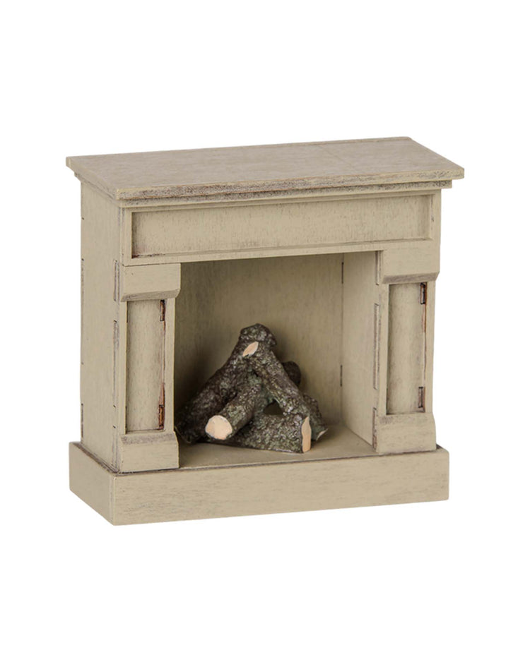 maileg mouse fireplace in off white play Little