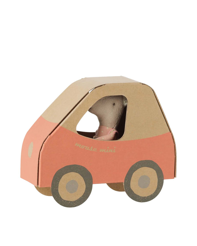 maileg driver mouse, little sister play Little