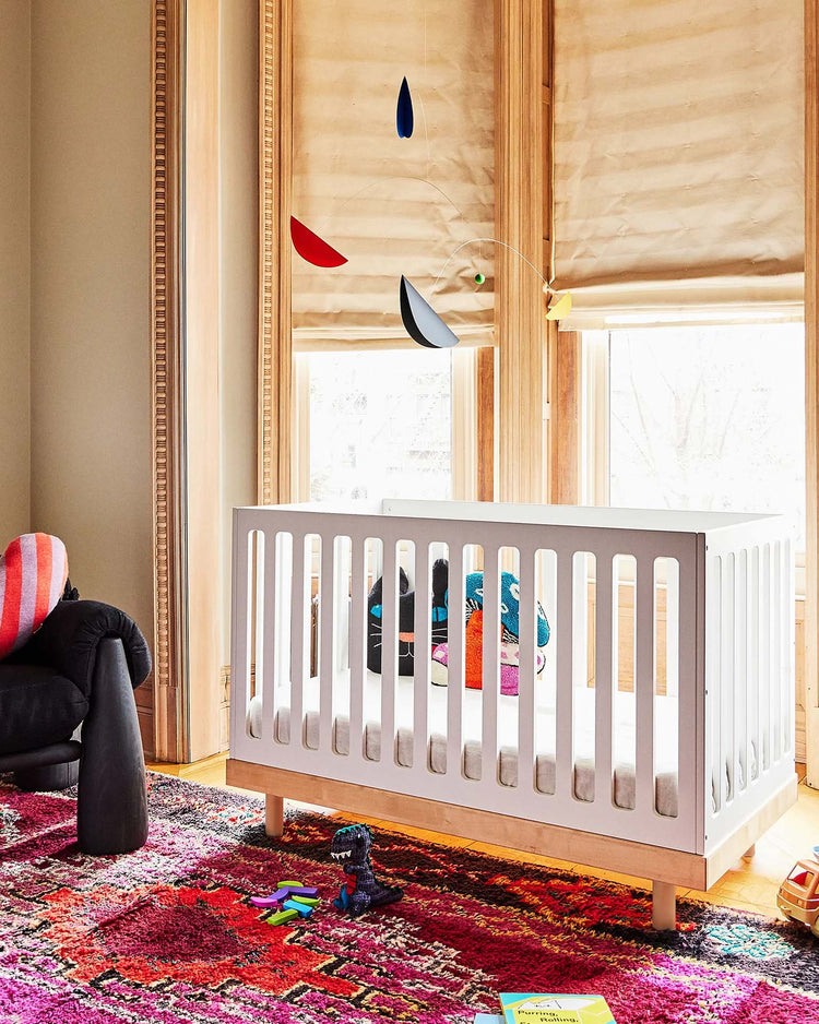 oeuf classic crib in birch room Little