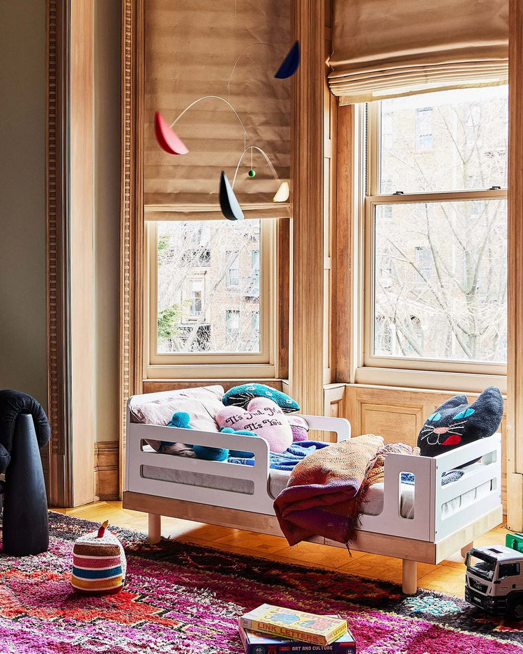 oeuf classic toddler bed in birch room Little