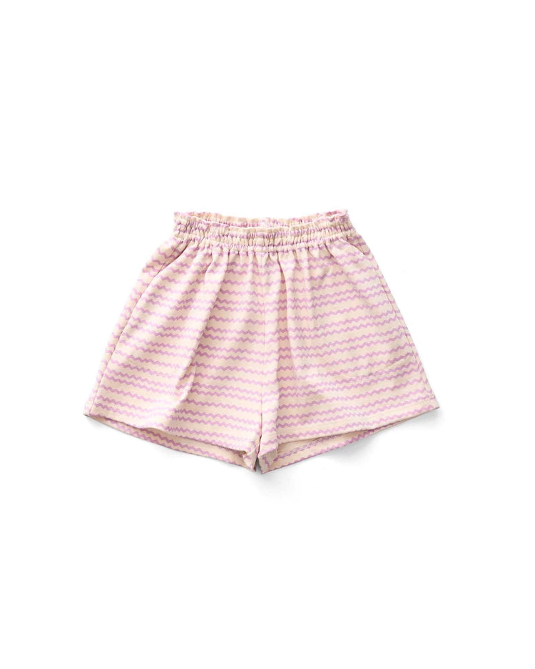 soor ploom smock short in ric rac print, bubble kids Little