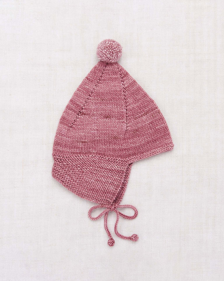 pointy peak hat in antique rose