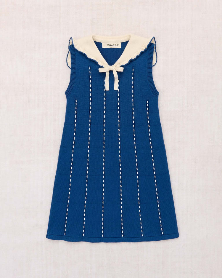 misha + puff lucille dress in blue ribbon kids Little