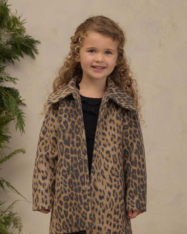 noralee eloise coat in leopard kids Little