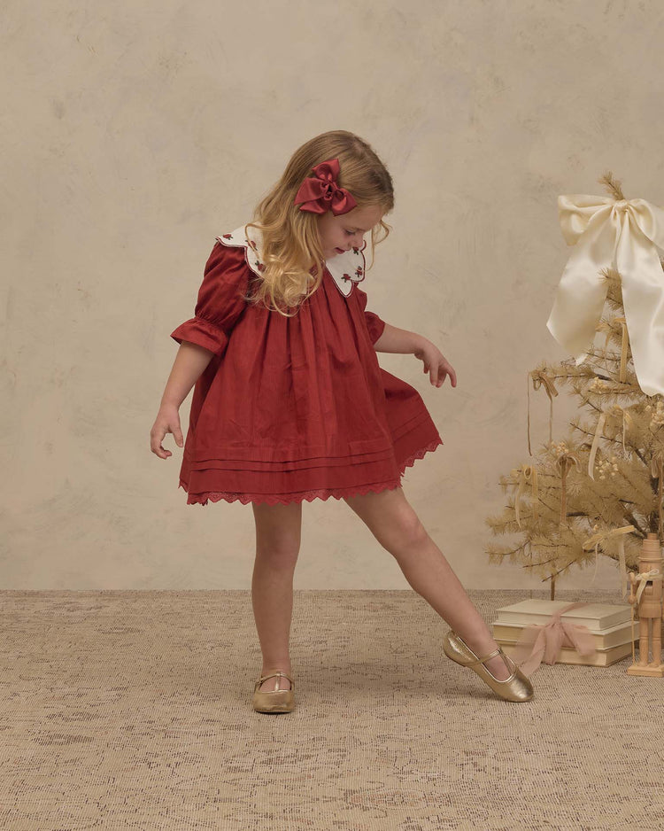noralee mabel dress in ruby kids Little
