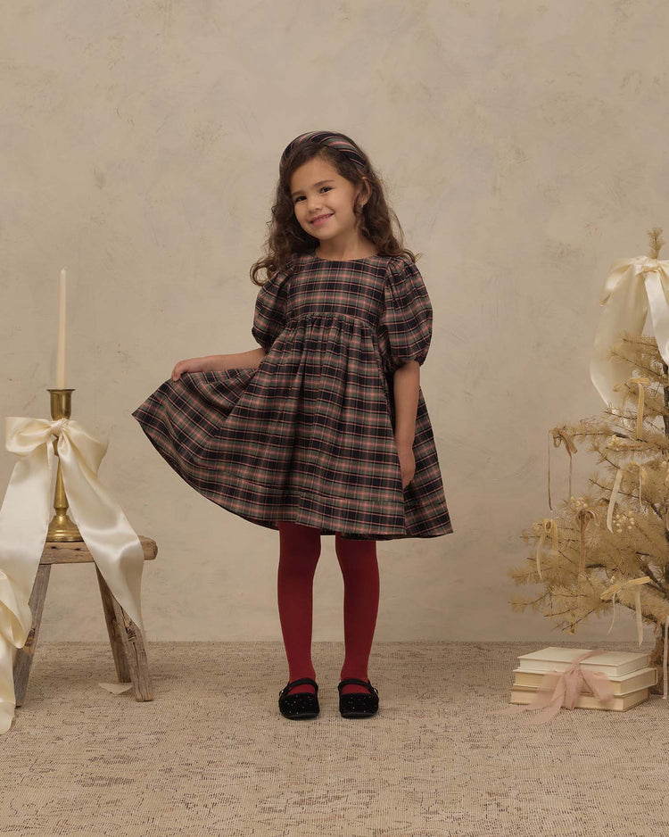 noralee shimmer tights in champagne + ruby kids Little