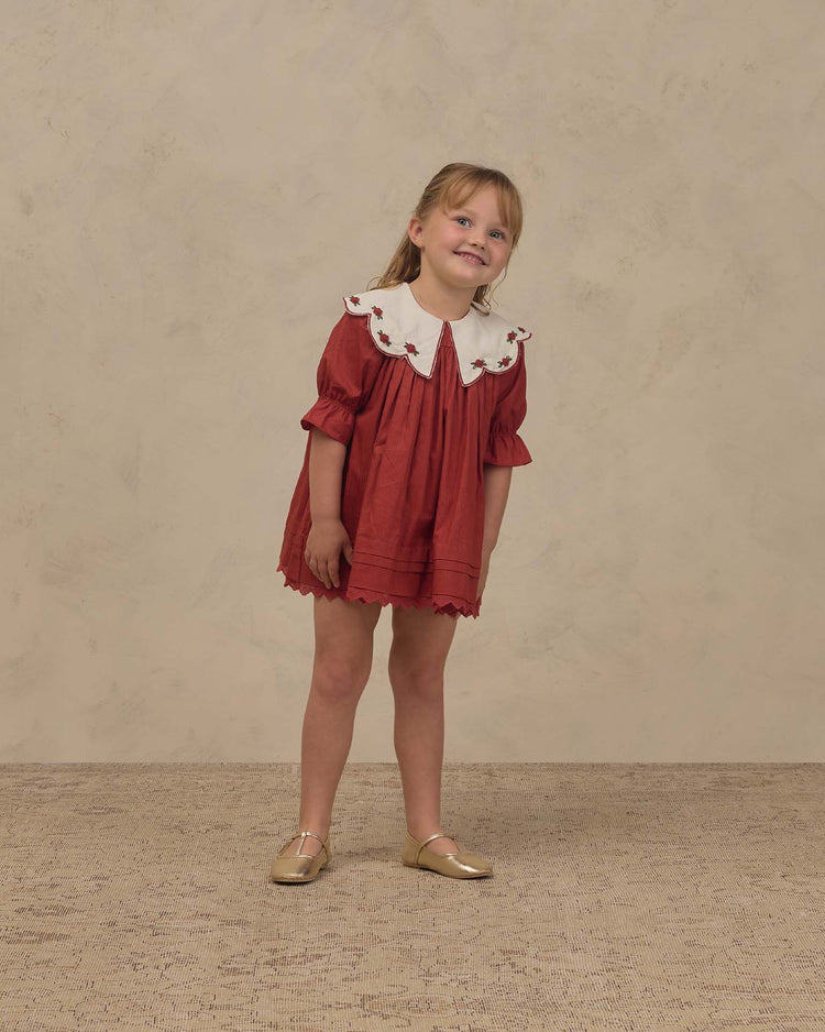 noralee mabel dress in ruby kids Little