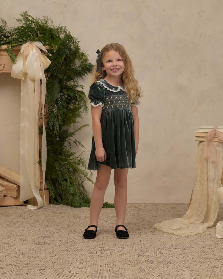 noralee elizabeth dress in green kids Little