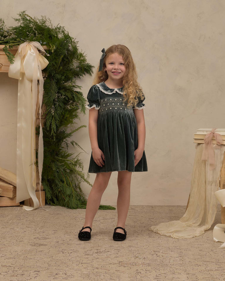 noralee elizabeth dress in green kids Little