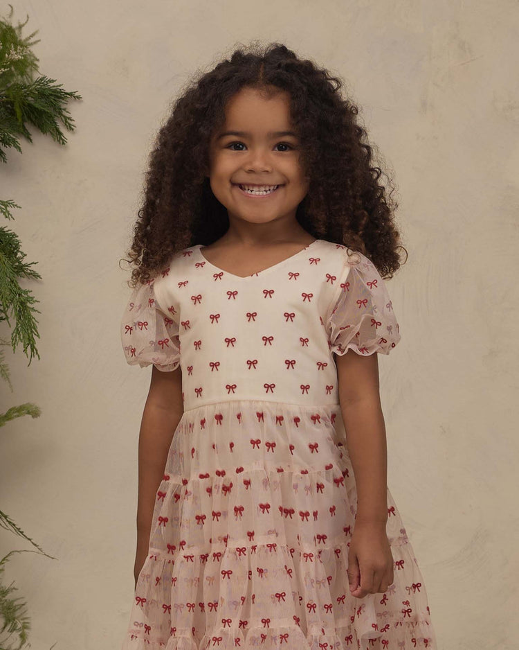 noralee dottie dress in ruby bows kids Little