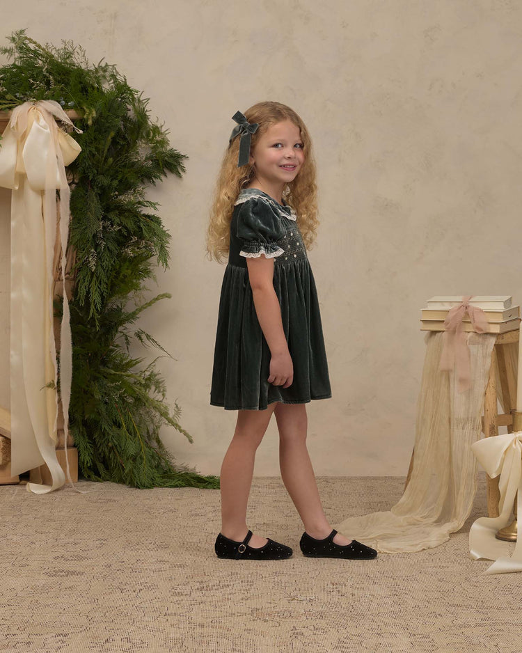 noralee elizabeth dress in green kids Little