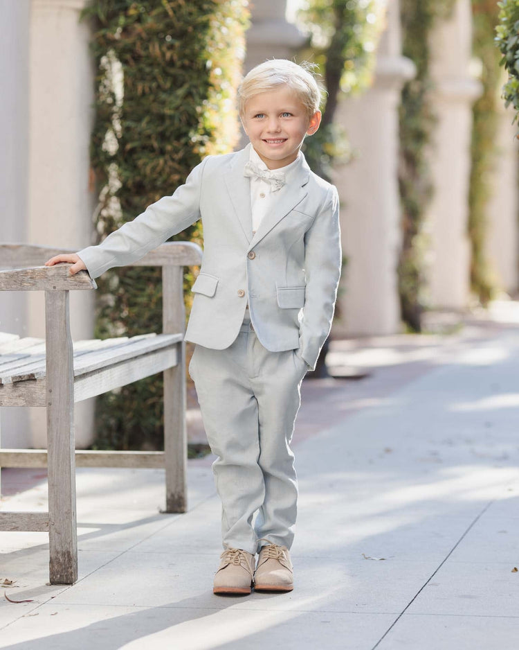 noralee sebastian blazer in heathered mist kids Little