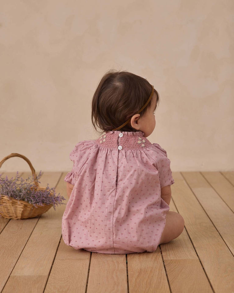 noralee maddie romper in lavender baby Little