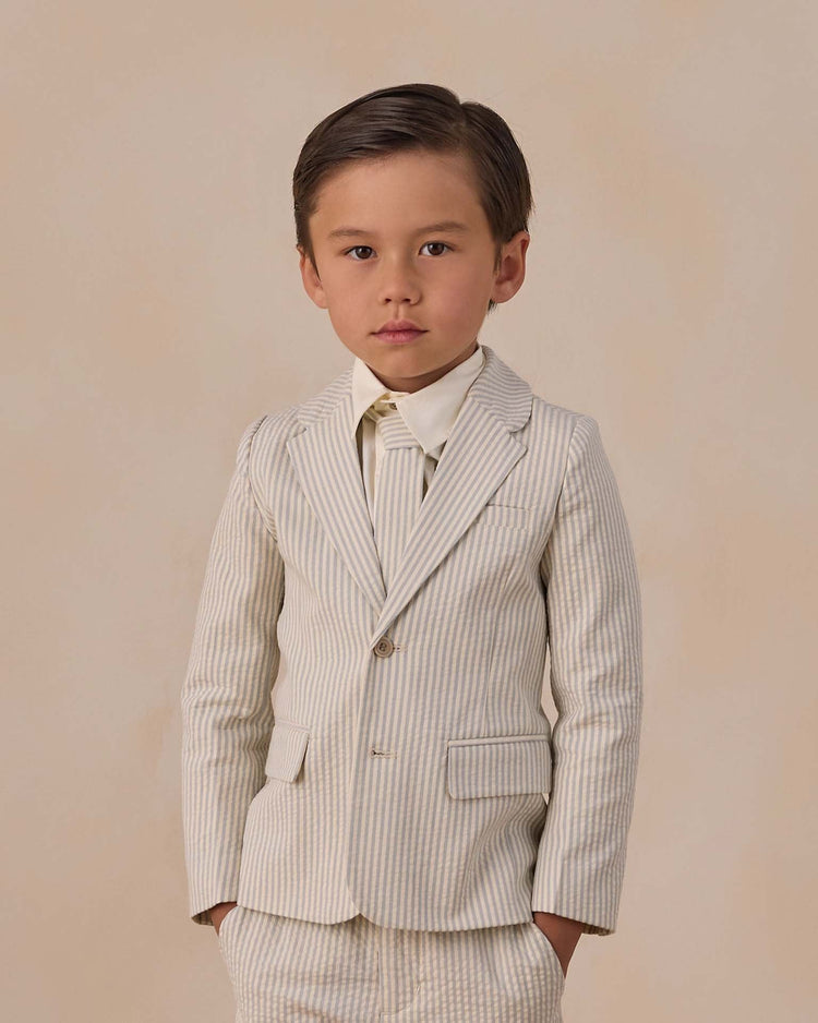 noralee skinny tie in sky stripe accessories Little