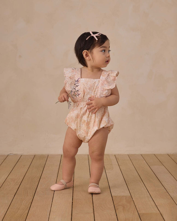 noralee lucy romper in petal garden baby Little